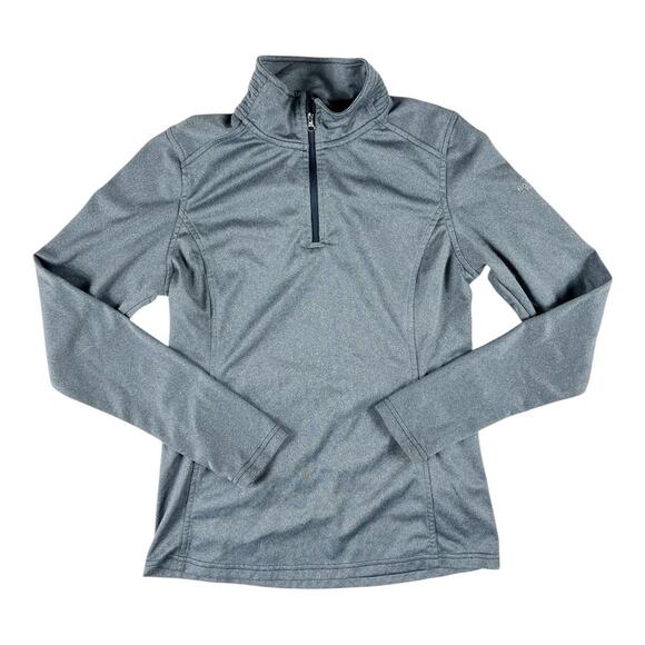 The North Face Womens Gray Long Sleeve 1/4 Zip size Small - Picture 1 of 9